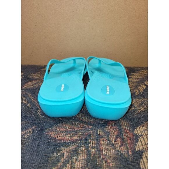 Okabashi Women's Sea Glass Splash Flip Flop Sandals- L/Size 9.5-10.5 - Picture 3 of 6